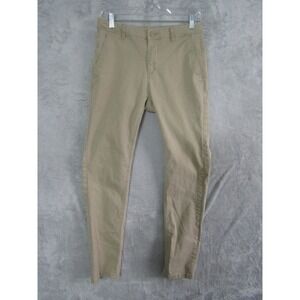 Aiopeson Men‎ Casual Khaki Chinos Pants Size 31 Slim Fit Flat Front